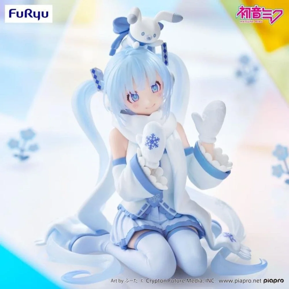 FuRyu Hatsune Miku Snow Miku 2024 Figure New Winter Noodle Stopper US Seller